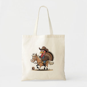 Tote Bag Western Cuisiné Turquie Thankgiving Cowboy Cowgirl