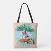 Tote Bag Western Rodeo Bronc Rider Pas Premier Rodéo (Dos)