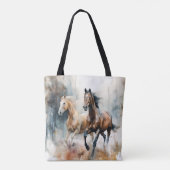Tote Bag Western Wild Horse Fourre-tout (Dos)