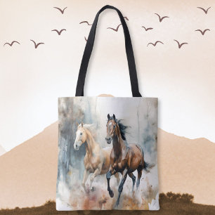 Tote Bag Western Wild Horse Fourre-tout