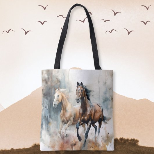Tote Bag Western Wild Horse Fourre-tout