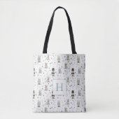 Tote Bag Westie Blanc avec Accessoires Monogramme (Devant)