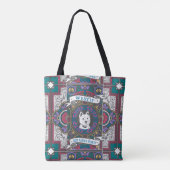 Tote Bag Westie Vitrage "Petit Mais Puissant" (Dos)