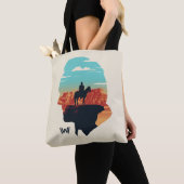 Tote Bag Westworld | Dr Ford Silhouette Of Man en noir (De près)