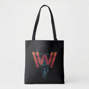 Tote Bag Westworld L'homme en noir logo graphique