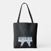 Tote Bag Westworld | Mains Android Sur Piano Joueur (Dos)