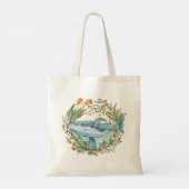 Tote Bag Whale Garden (Dos)
