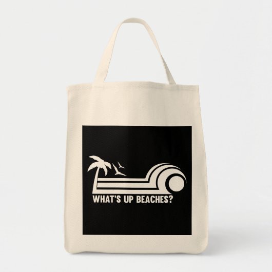 Tote Bag What’s Up Beaches? (Devant)
