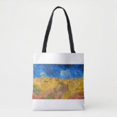 Tote Bag Wheatfield with Crows by Vincent van Gogh (Devant)