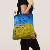 Tote Bag Wheatfield with Crows, Van Gogh (De près)