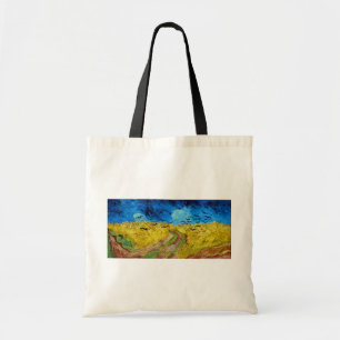 Tote Bag Wheatfield with Crows, Van Gogh