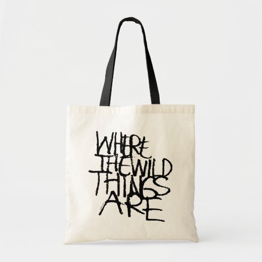 Tote Bag Where the Wild Things Are | Manuscrite (Devant)