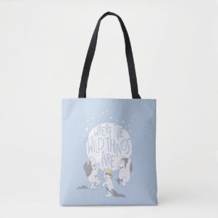 Tote Bag Where The Wild Things Are Moon & Stars