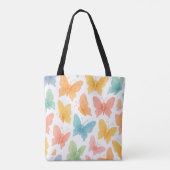 Tote Bag "Whimsical Butterflies" Tote (Dos)