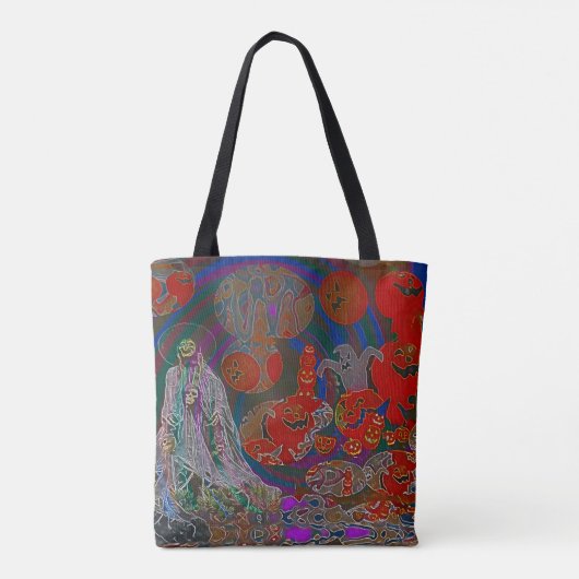 Tote Bag Whimsical Halloween Dreams (Dos)
