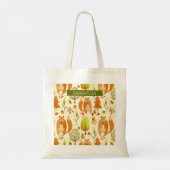 Tote Bag Whimsical mignon bois automne renard arbres Motifs (Dos)