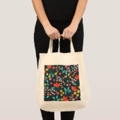 Tote Bag Whimsical Spring Garden Party (Devant (produit))