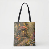 Tote Bag Whimsical Treehouse (Devant)