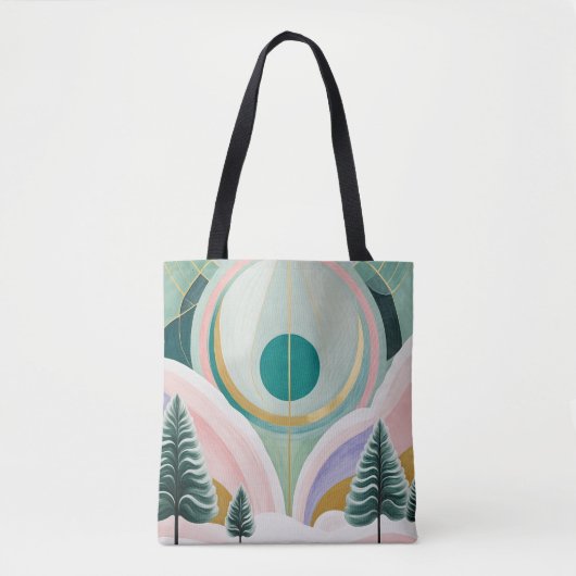 Tote Bag Whimsical Winter Dreamscape (Devant)