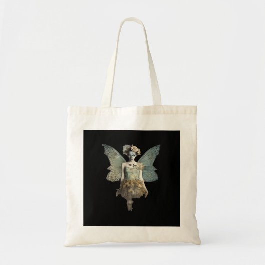 Tote Bag Whimsigoth Zombie Fairy Old Timey Gothique Moody A (Devant)