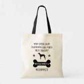 Tote Bag Whippet chien meilleur ami (Dos)