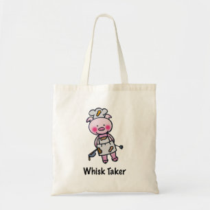 Tote Bag Whisk Taker Pig - Drôle Chef Design