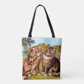 Tote Bag Whispering Cat, Louis Wain (Dos)