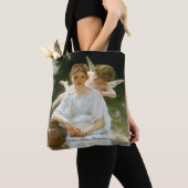 Tote Bag Whisperings of Love de Bouguereau (De près)