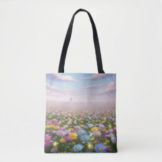 Tote Bag Whispers Du Pastel Meadow