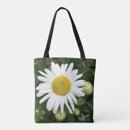 Tote Bag White Daisy Fourre-tout (Dos)