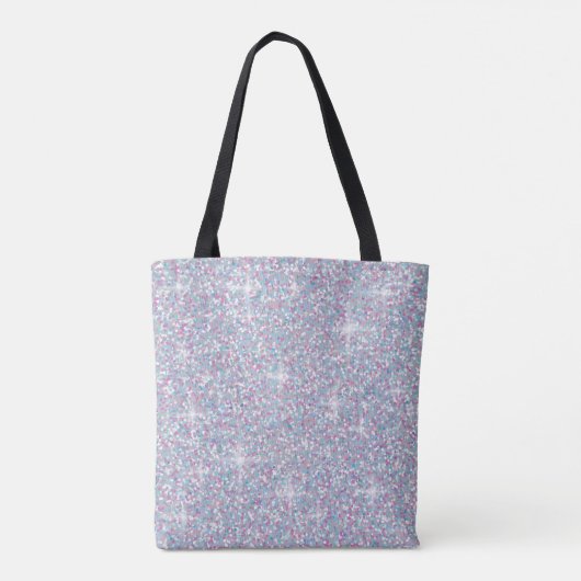 Tote Bag White iridescent brillant (Dos)