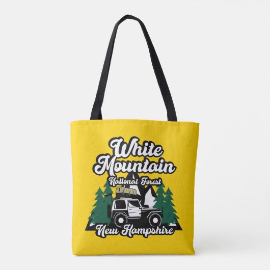 Tote Bag White Mountain National Forest New Hampshire (Dos)
