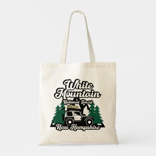 Tote Bag White Mountain National Forest New Hampshire (Dos)