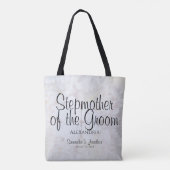 Tote Bag White Peonies Mariage Stepmère de la salle (Dos)