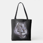 Tote Bag White Tiger Face (Dos)
