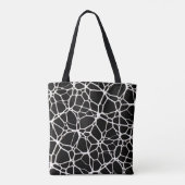 Tote Bag White Web Texture + votre bachgr. & idées (Dos)