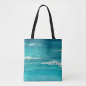Tote Bag Whitecaps Eaux du Golfe Turquoise Chaudes (Devant)
