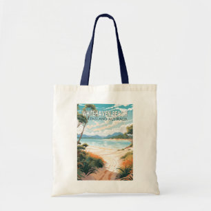 Tote Bag Whitehaven Beach Queensland Australie Travel Art