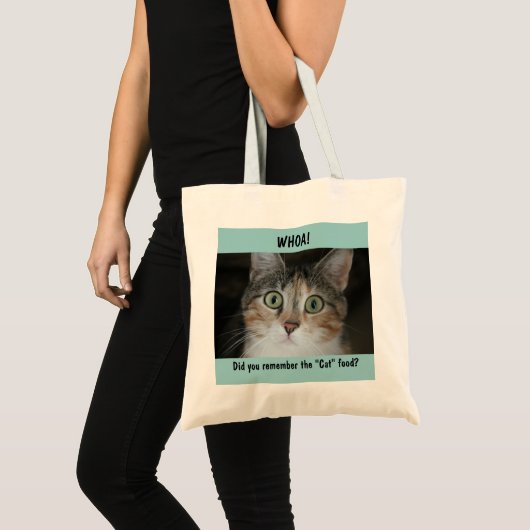 Tote Bag Whoa ! Chat (Devant (produit))