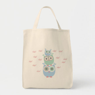 Tote Bag Whoo vous aime épicerie organique Fourre-tout