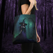Tote Bag Wicked Halloween sorcière en violet et noir