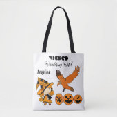 Tote Bag Wicked Wandering sorcier Personnalisé Halloween mi (Devant)