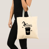 Tote Bag Wicked Without Coffee – Funny Witchy Coffee Lover (Devant (produit))