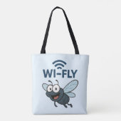 Tote Bag Wifi amusant (Dos)