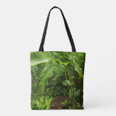 Tote Bag Wild & Green Tropical Jungle Garden (Dos)