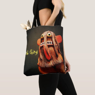 Tote Bag Wild Thing Kachina Poupée Visage Photo Amusant Sim