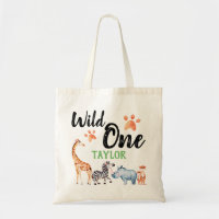 Wild Un premier anniversaire Safari Animaux Enfant