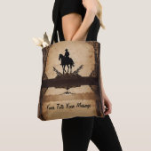 Tote Bag Wild West Cowboy (De près)