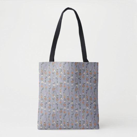 Tote Bag Wildflowers Handdrawn (Devant)