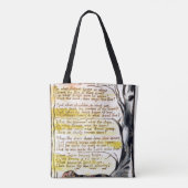 Tote Bag William Blake | "le Tyger", plat 36 (Bentley 42) (Dos)